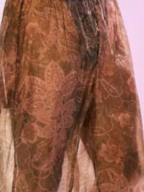 Men's Floral Print Mesh Wide Lag Stylish Lounge Pants